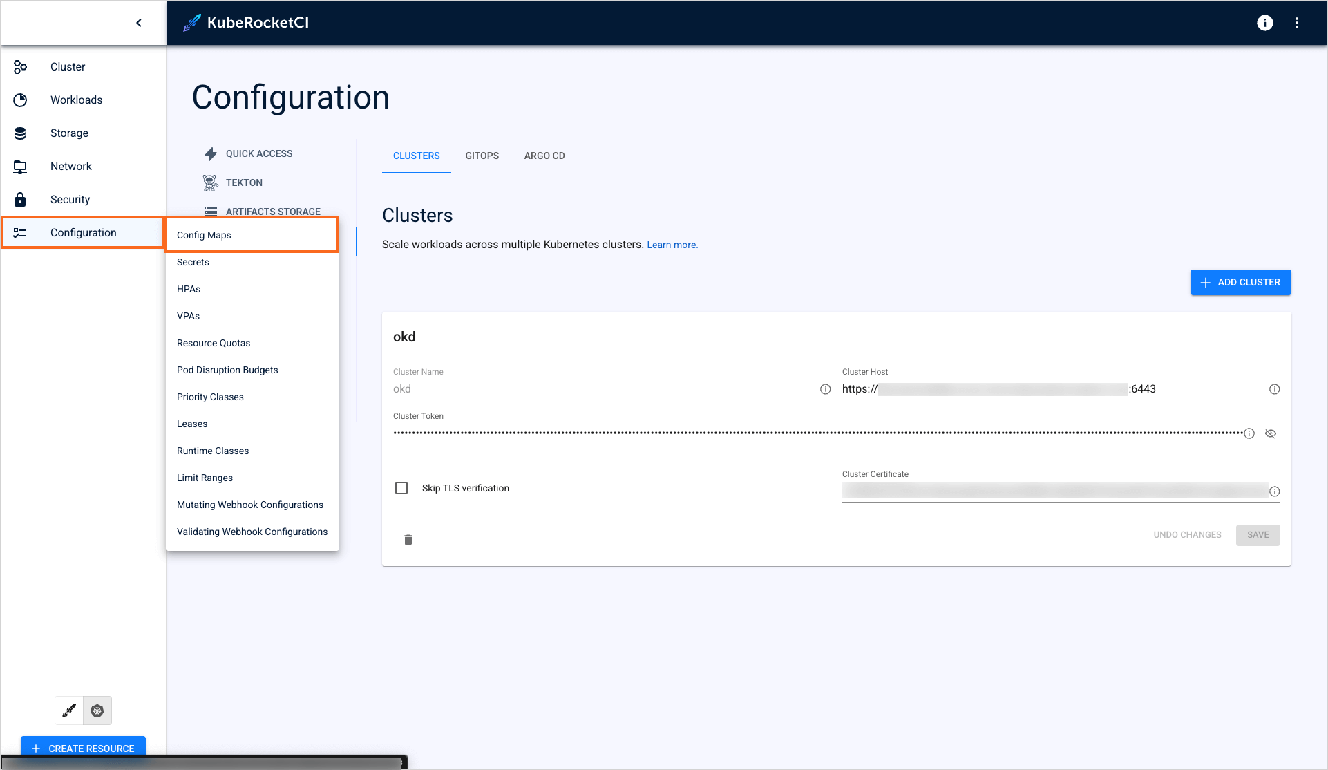 Config maps Config maps