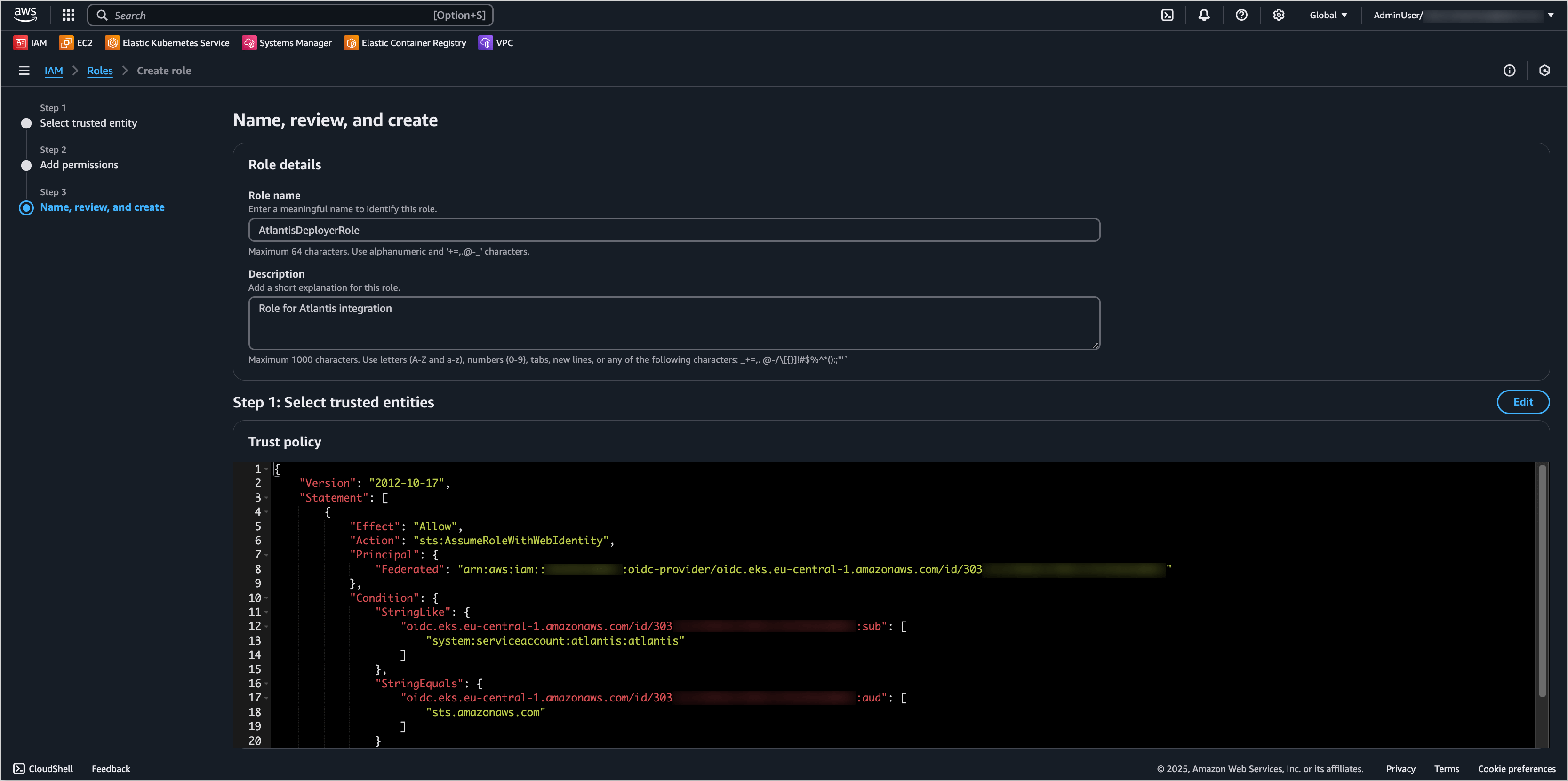 AWS IAM Role Review AWS IAM Role Review