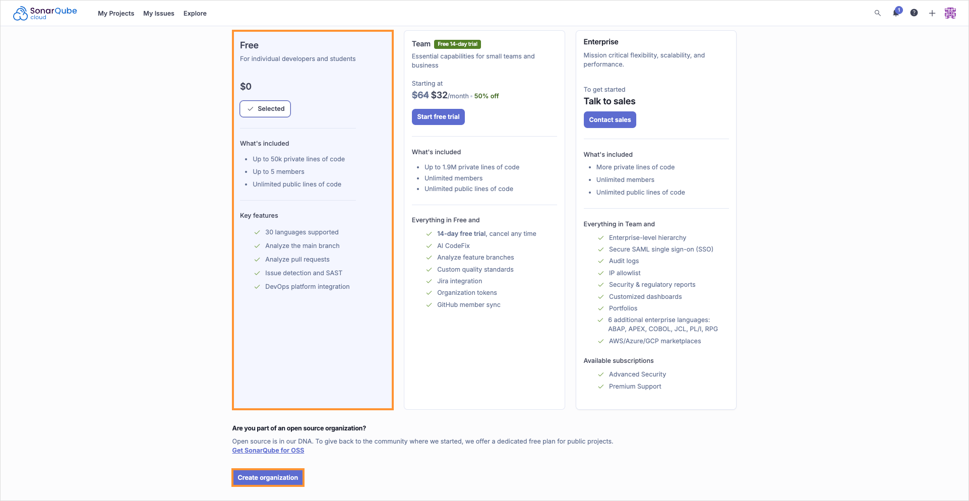Choose plan Choose plan