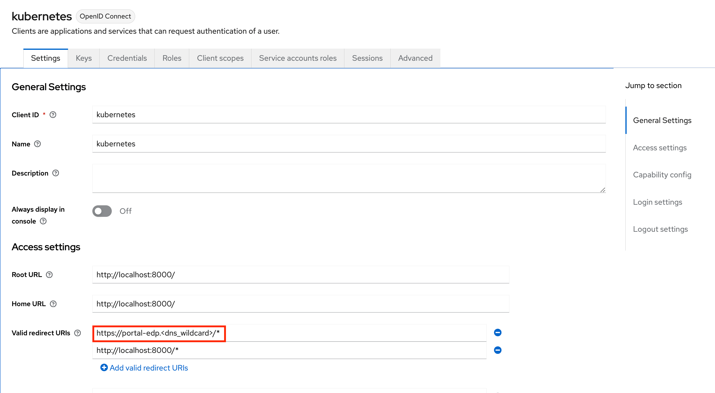Keycloak client Keycloak client