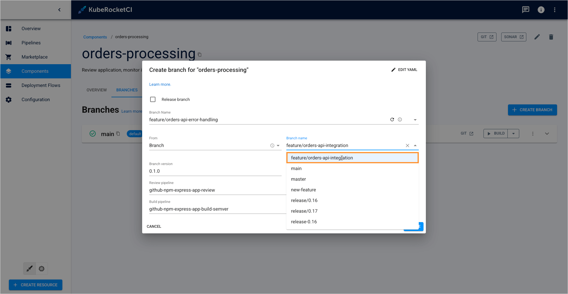 Git repository discovery