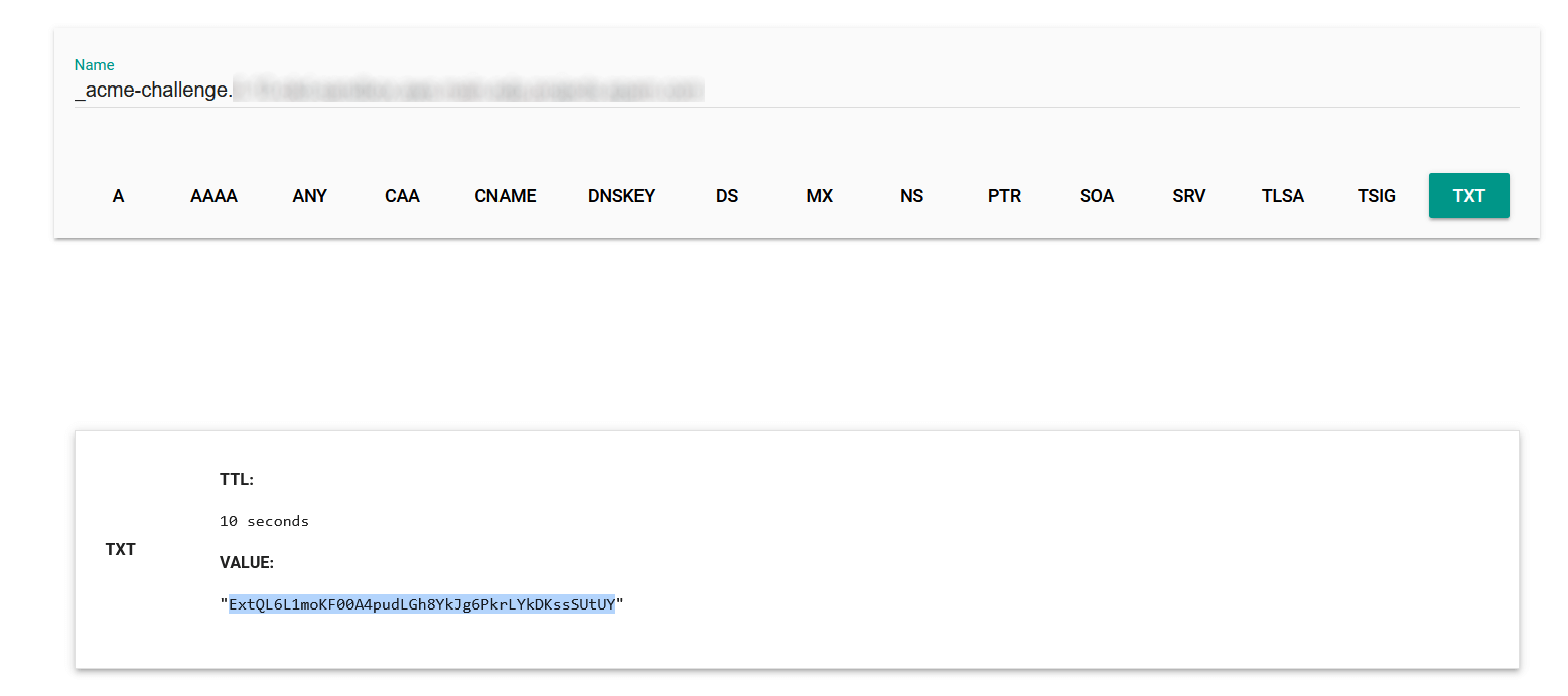 DNS Validation DNS Validation